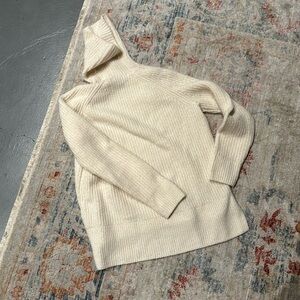 Madewell cream turtleneck sweater
